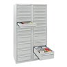 Stumpf Schubladenschrank Serie T-100/35-4, 26 Schubladen lichtgrau (18x100, 8x200mm)