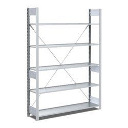 Bito Fachbodenregal / Archivregal Typ:EL L1008xH1850xT324 mm, Grundfeld 70 kg glanzverzinkt