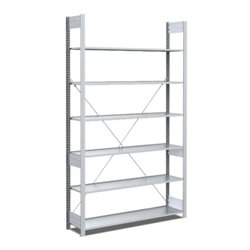 Bito Fachbodenregal / Archivregal Typ:EL L1008xH2200xT324 mm, Grundfeld 70 kg glanzverzinkt