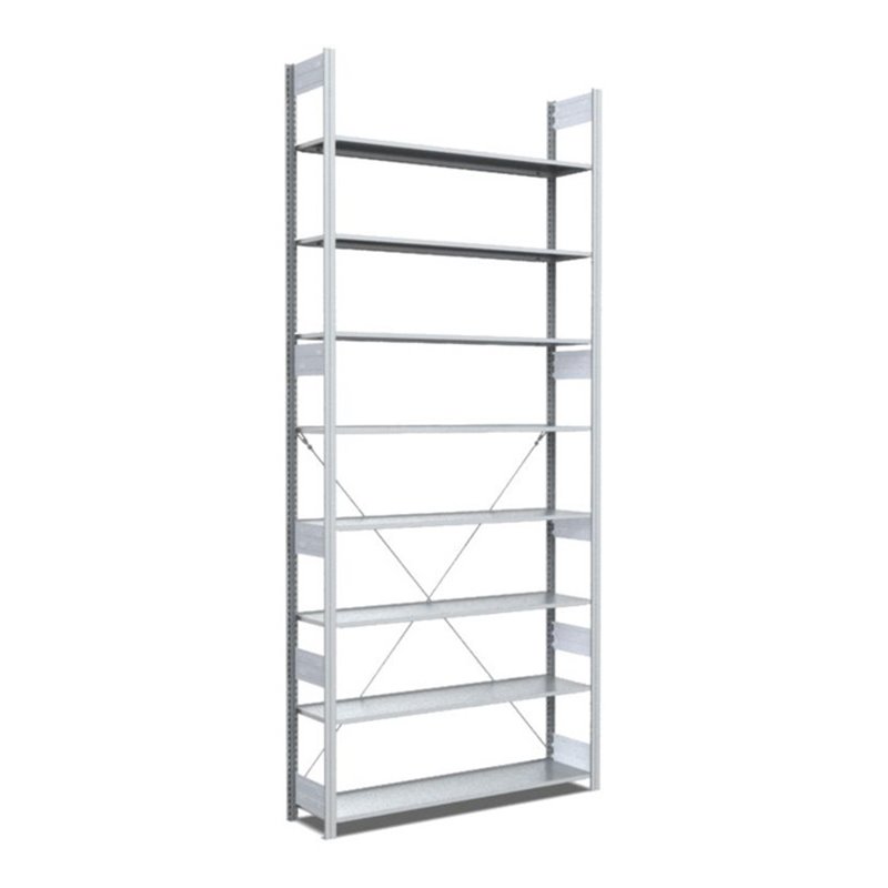 Bito Fachbodenregal / Archivregal Typ:EL L1058xH3000xT324 mm, Grundfeld 70 kg glanzverzinkt