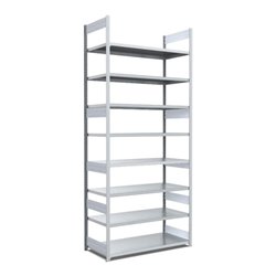 Bito Fachbodenregal / Archivregal zweiseitige Nutzung L1058xH3000xT624 mm, Grundfeld 100 kg