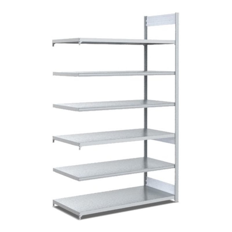 Bito Fachbodenregal / Archivregal zweiseitige Nutzung L1008xH2200xT624 mm, Anbaufeld 100 kg