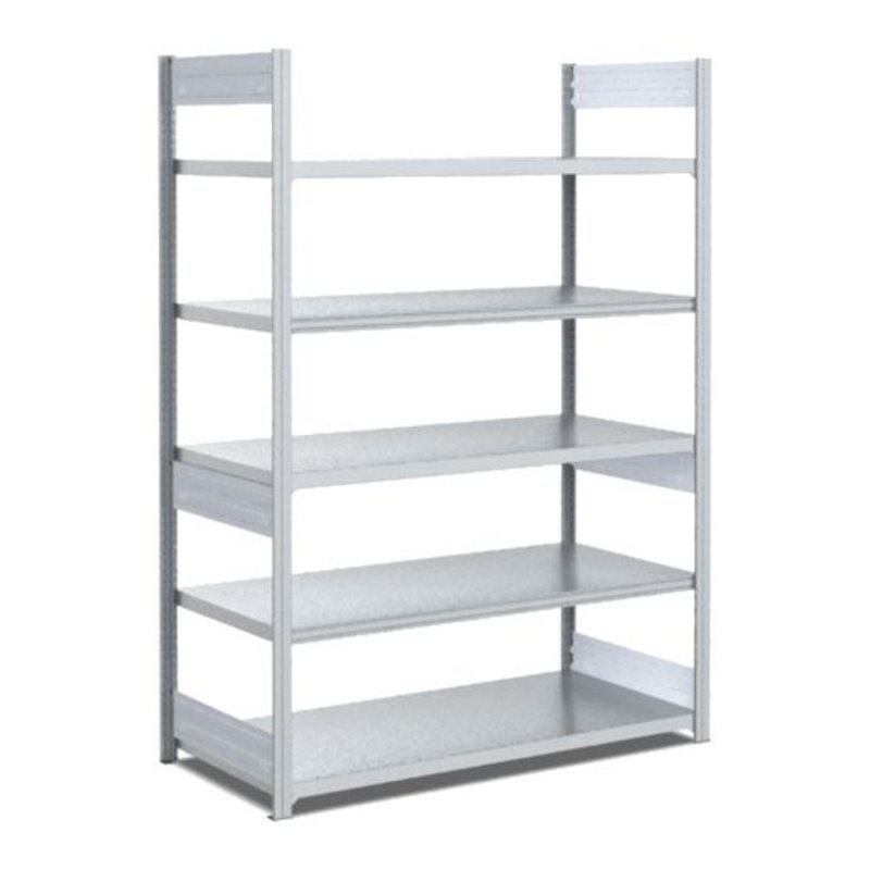 Bito Fachbodenregal / Archivregal zweiseitige Nutzung L1058xH1850xT624 mm, Grundfeld 100 kg