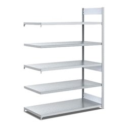 Bito Fachbodenregal / Archivregal zweiseitige Nutzung L1008xH1850xT624 mm, Grundfeld 100 kg