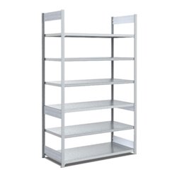 Bito Fachbodenregal / Archivregal zweiseitige Nutzung L1058xH2200xT624 mm, Grundfeld 100 kg