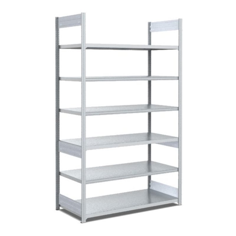 Bito Fachbodenregal / Archivregal zweiseitige Nutzung L1058xH2200xT624 mm, Grundfeld 100 kg