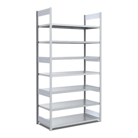 Bito Fachbodenregal / Archivregal zweiseitige Nutzung L1058xH2500xT624 mm, Grundfeld 100 kg