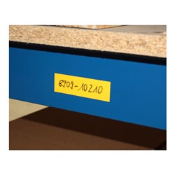 Eichner Magnet Lagerschild 0,85 mm Farbe: gelb 20 x 100 mm