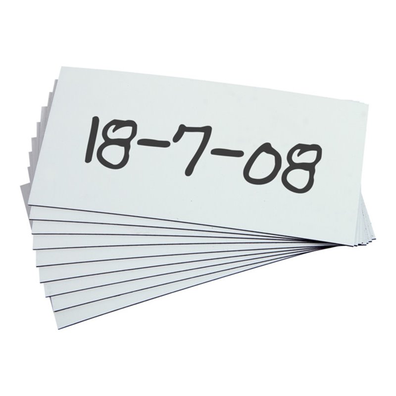 Eichner Magnet Lagerschild 0,85 mm Farbe: weiß 50 x 100 mm