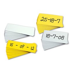 Eichner Magnet Lagerschild 0,85 mm Farbe: gelb 50 x 200 mm