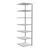 Schulte Anbauregal Steckregal MULTIplus150 3000 x 750 x 800 mm 7 Fachböden Kreuzstrebe verzinkt