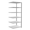 Schulte Anbauregal Steckregal MULTIplus150 2500 x 1000 x 800 mm 6 Fachböden Kreuzstrebe verzinkt
