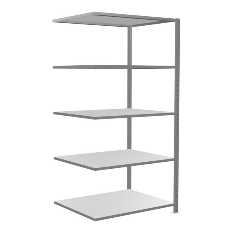 Schulte Anbauregal Steckregal MULTIplus150 2000 x 1000 x 800 mm 5 Fachböden Kreuzstrebe verzinkt