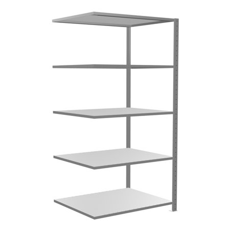 Schulte Anbauregal Steckregal MULTIplus150 2000 x 1000 x 800 mm 5 Fachböden Kreuzstrebe verzinkt