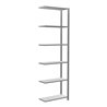 Schulte Anbauregal Steckregal MULTIplus150 2500 x 750 x 300 mm 6 Fachböden Kreuzstrebe verzinkt