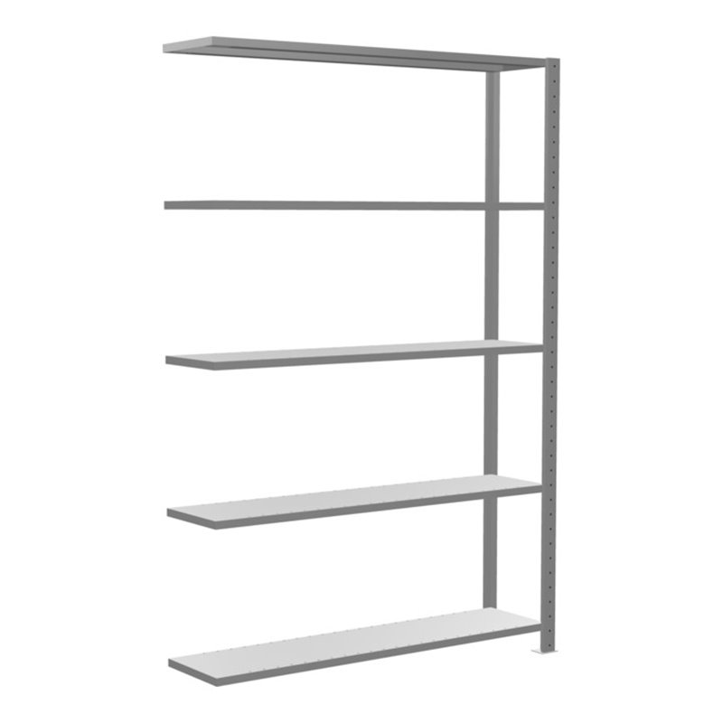 Schulte Anbauregal Steckregal MULTIplus150 2000 x 1300 x 300 mm 5 Fachböden Kreuzstrebe verzinkt