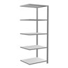 Schulte Anbauregal Steckregal MULTIplus150 2000 x 750 x 600 mm 5 Fachböden Kreuzstrebe verzinkt