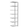 Schulte Anbauregal Steckregal MULTIplus150 3000 x 750 x 600 mm 7 Fachböden Kreuzstrebe verzinkt