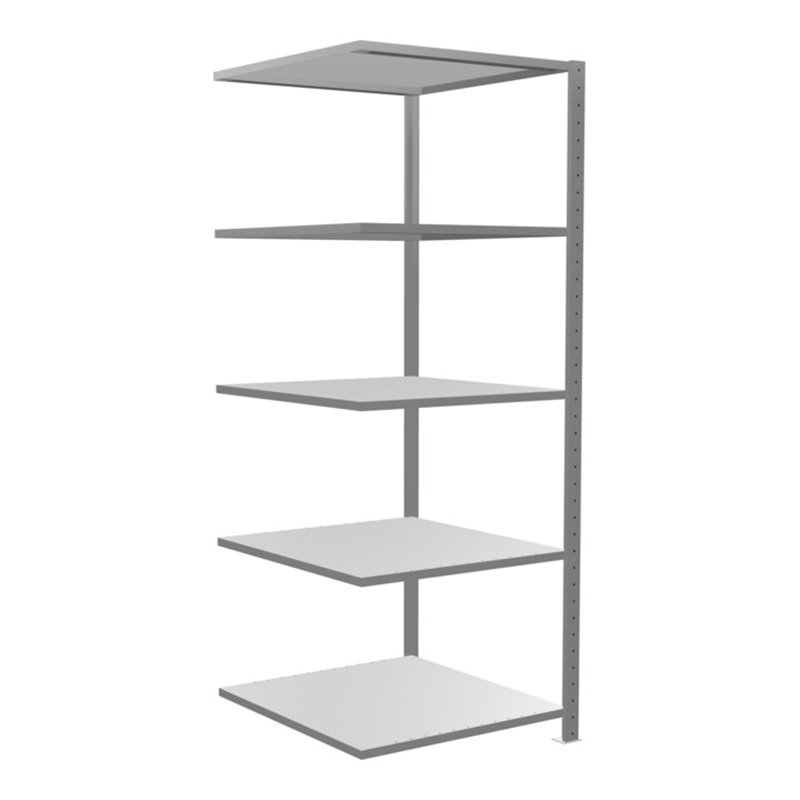 Schulte Anbauregal Steckregal MULTIplus150 2000 x 750 x 800 mm 5 Fachböden Kreuzstrebe verzinkt