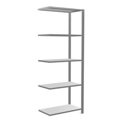 Schulte Anbauregal Steckregal MULTIplus150 2000 x 750 x 400 mm 5 Fachböden Kreuzstrebe verzinkt