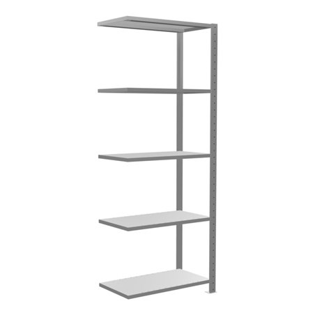 Schulte Anbauregal Steckregal MULTIplus150 2000 x 750 x 400 mm 5 Fachböden Kreuzstrebe verzinkt