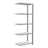 Schulte Anbauregal Steckregal MULTIplus150 2000 x 750 x 400 mm 5 Fachböden Kreuzstrebe verzinkt