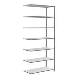 Schulte Anbauregal Steckregal MULTIplus150 3000 x 1300 x 600 mm 7 Fachböden Kreuzstrebe verzinkt