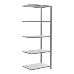 Schulte Anbauregal Steckregal MULTIplus150 2000 x 750 x 500 mm 5 Fachböden Kreuzstrebe verzinkt