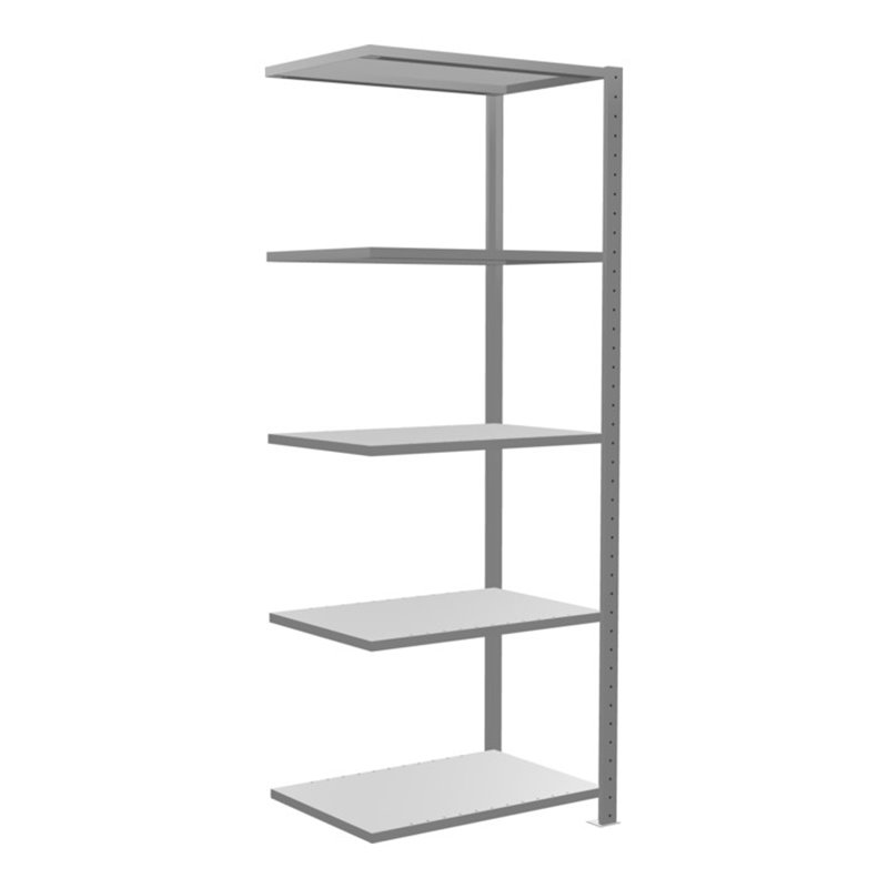 Schulte Anbauregal Steckregal MULTIplus150 2000 x 750 x 500 mm 5 Fachböden Kreuzstrebe verzinkt