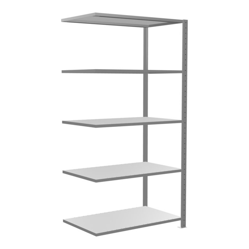 Schulte Anbauregal Steckregal MULTIplus150 2000 x 1000 x 600 mm 5 Fachböden Kreuzstrebe verzinkt