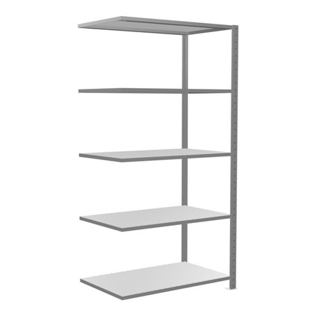 Schulte Anbauregal Steckregal MULTIplus150 2000 x 1000 x 600 mm 5 Fachböden Kreuzstrebe verzinkt