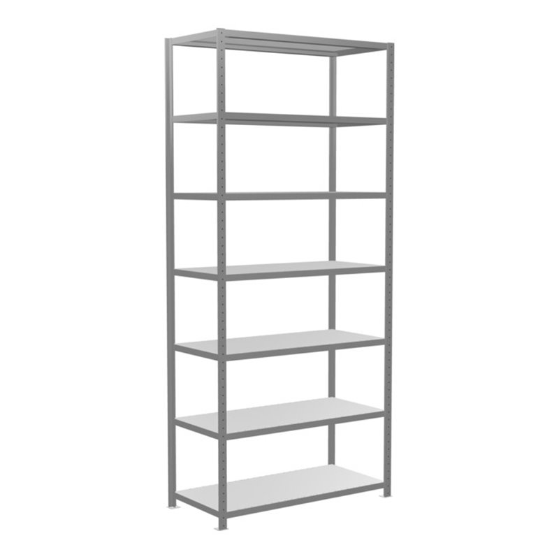 Schulte Grundregal Steckregal MULTIplus250 3000 x 1300 x 600 mm 7 Fachböden Kreuzstrebe verzinkt