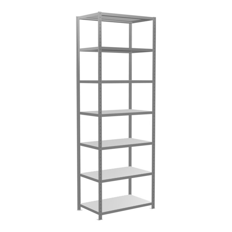 Schulte Grundregal Steckregal MULTIplus250 3000 x 1000 x 600 mm 7 Fachböden Kreuzstrebe verzinkt