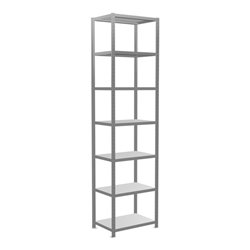 Schulte Grundregal Steckregal MULTIplus250 3000 x 750 x 500 mm 7 Fachböden Kreuzstrebe verzinkt