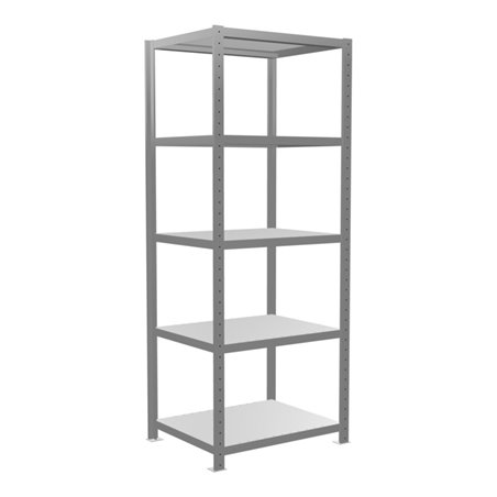 Schulte Grundregal Steckregal MULTIplus250 2000 x 750 x 600 mm 5 Fachböden Kreuzstrebe verzinkt