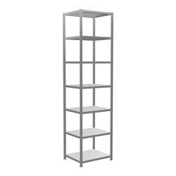 Schulte Grundregal Steckregal MULTIplus250 3000 x 750 x 600 mm 7 Fachböden Kreuzstrebe verzinkt