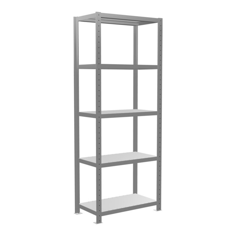 Schulte Grundregal Steckregal MULTIplus250 2000 x 750 x 400 mm 5 Fachböden Kreuzstrebe verzinkt