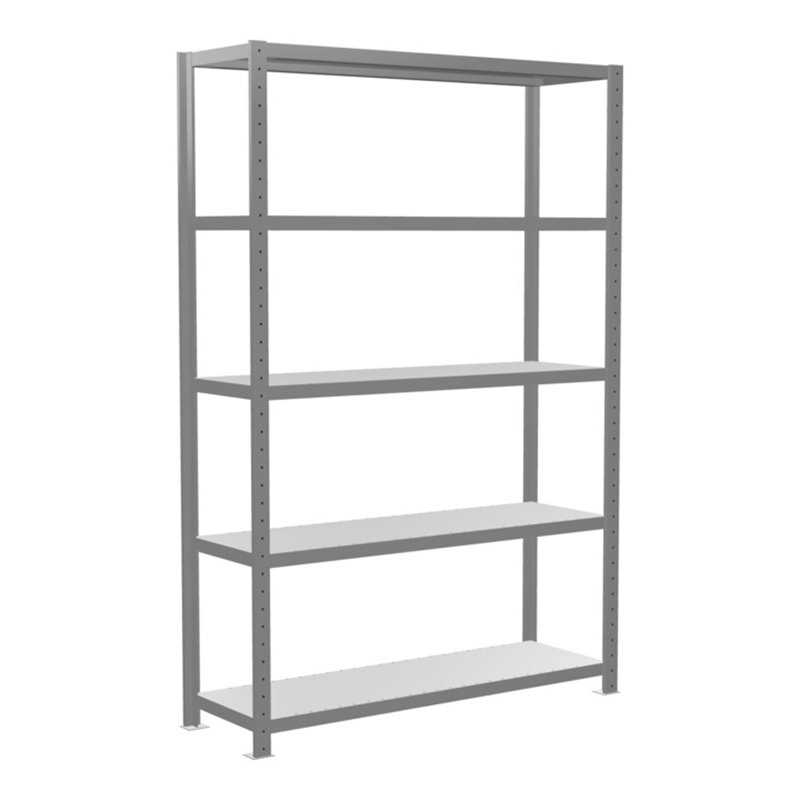 Schulte Grundregal Steckregal MULTIplus250 2000 x 1300 x 400 mm 5 Fachböden Kreuzstrebe verzinkt