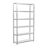 Schulte Grundregal Steckregal MULTIplus250 2500 x 1300 x 400 mm 6 Fachböden Kreuzstrebe RAL 7035 lichtgrau