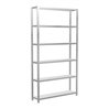 Schulte Grundregal Steckregal MULTIplus250 2500 x 1300 x 300 mm 6 Fachböden Kreuzstrebe RAL 7035 lichtgrau