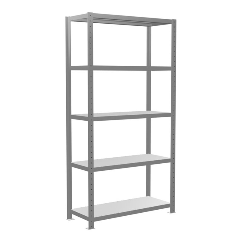 Schulte Grundregal Steckregal MULTIplus330 2000 x 1000 x 400 mm 5 Fachböden Kreuzstrebe verzinkt