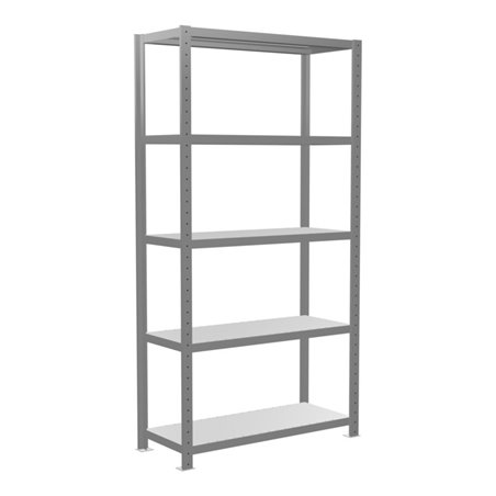 Schulte Grundregal Steckregal MULTIplus330 2000 x 1000 x 400 mm 5 Fachböden Kreuzstrebe verzinkt