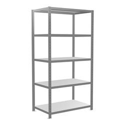 Schulte Grundregal Steckregal MULTIplus330 2000 x 1000 x 600 mm 5 Fachböden Kreuzstrebe verzinkt