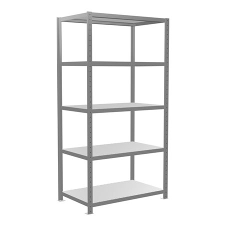 Schulte Grundregal Steckregal MULTIplus330 2000 x 1000 x 600 mm 5 Fachböden Kreuzstrebe verzinkt