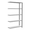 Schulte Anbauregal Büro-Steckregal MULTIplus85 1800 x 1000 x 300 mm 5 Fachböden Kreuzstrebe verzinkt mit Anschlagleiste