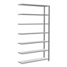 Schulte Anbauregal Büro-Steckregal MULTIplus85 2300 x 1300 x 300 mm 7 Fachböden Kreuzstrebe verzinkt mit Anschlagleiste