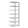 Schulte Anbauregal Büro-Steckregal MULTplus150 2300 x 750 x 600 mm 7 Fachböden Längenriegel verzinkt mit Mittelanschlag