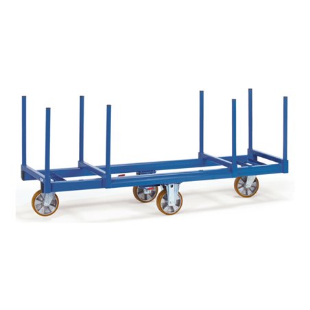 fetra Langmaterial-Wagen 2111 - Tragkraft 1200kg Polyurethan-Reifen