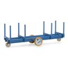fetra Langmaterial-Wagen 2123 - Tragkraft 3000kg Polyurethan-Reifen
