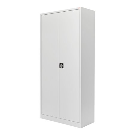 STIER Universalschrank mit 4 Fachböden 1800x800x380mm lichtgrau verschweißt